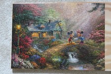 Schmidt Disney Puzzle in Dose-Thomas Kinkade- "Mickey & Minnie Mouse" 500Teile