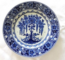 Wandteller Delfter Porzellan 21 cm, mit Siegel