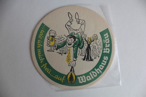 Bierdeckel waldhaus brauerei - bierdeckel,