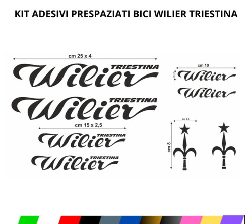 Kit aufkleber wilier - aufkleber,