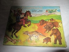 Famos Stempel-Spiel-593-Indianer,Prärie-Tiere-original DDR