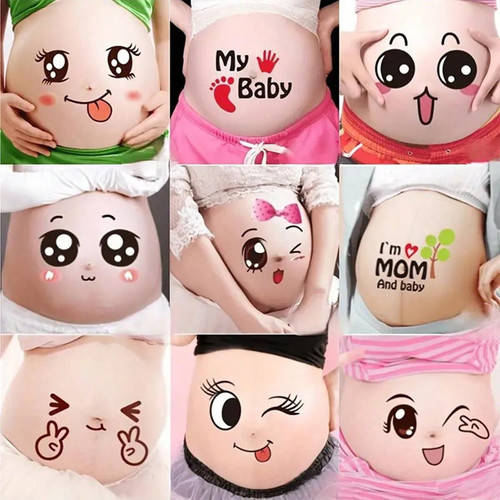 Babybauch sticker für - babybauch,