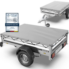 Anhängerplane Flachplane mit Gummiseil 212x123 für Brenderup Kippi 200 &1205 S/P