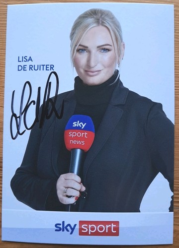 Lisa ruiter orig autogramm - lisa,