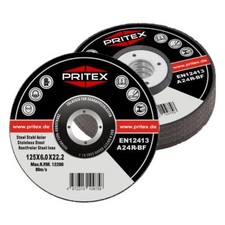 Schruppscheiben Inox 125 x 6.0 mm für Edelstahl und Metall Kupfer Messing