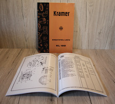 Kramer Ersatzteilliste Traktor KL150