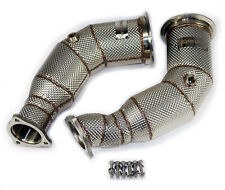 UPGRADE DOWNPIPE EDELSTAHL MIT HITZESCHUTZ 3 ZOLL AUDI RS4 RS5 V6 BITURBO 2.9