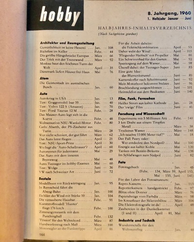 Hobby zeitschrift halbjahr - hobby,