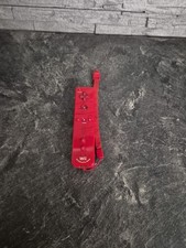Original Wii Fernbedienung mit Motion Plus Inside Rot Selten getestet 100%Ok