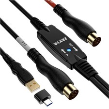 USB MIDI Kabel auf