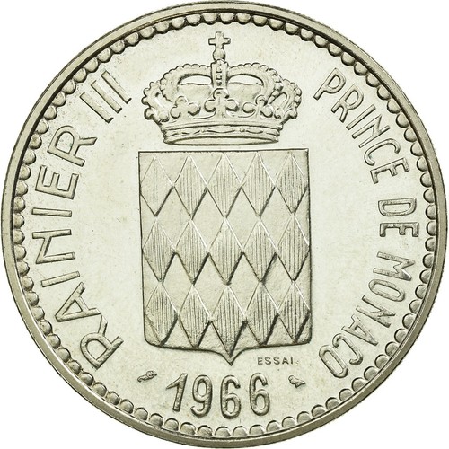 Münze monaco 10 francs - monaco,,