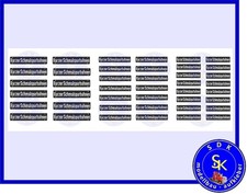 Eigentumsschilder Harzer Schmalspurbahnen HSB Modellbahn Aufkleber - Spur H0