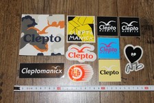 10x Cleptomanicx Aufkleber /