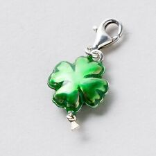 Thomas Sabo 925 Silber Charm Anhänger Kleeblatt 2,8 cm 3,95 g