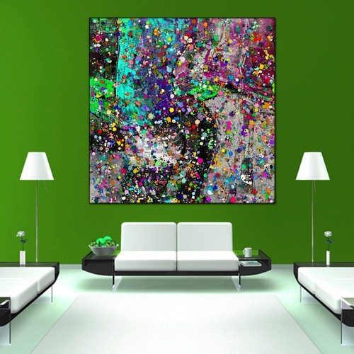 Leinwand bild xxl pop art - bild,