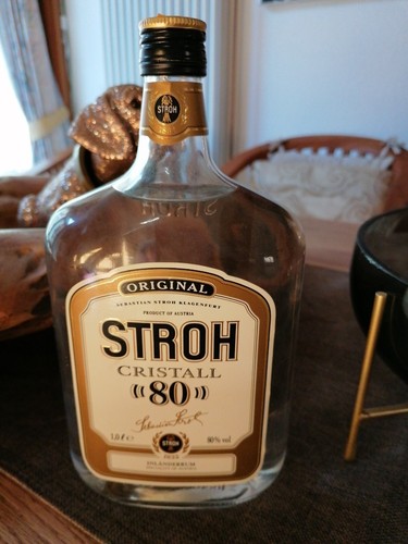 Weißer strohrum cristall - strohrum,