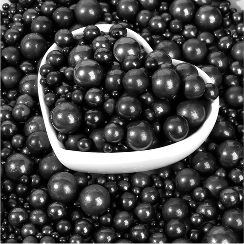 Schwarze perlen streusel - schwarze, perlen-streusel