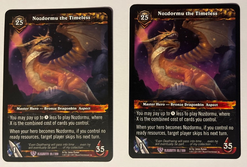 Wow tcg nozdormu the - wow,