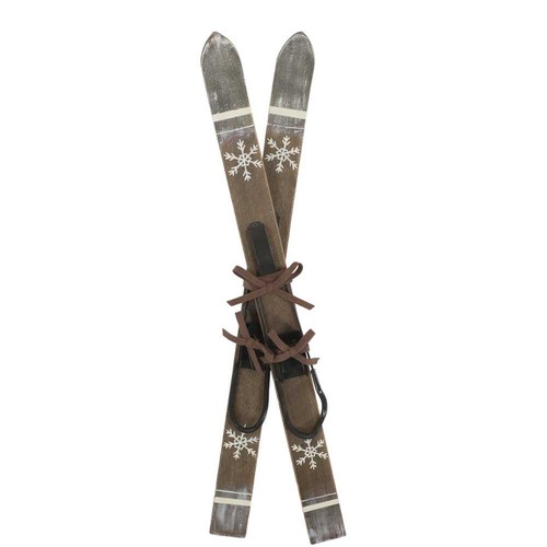 Chic antique vintage deko ski - vintage,