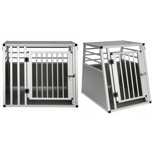 Hundebox aluminium reisebox - aluminium,