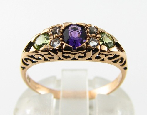 9kt roségold amethyst - rosÉgold,