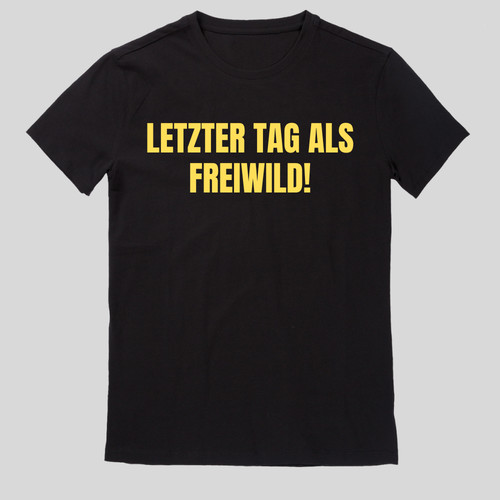 Letzter tag als freiwild - tag,