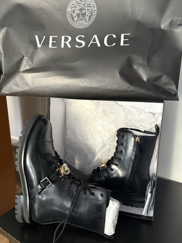 Original versace combat boots - original,