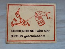 Altes Original DDR Werbung Schild HO Kaufhalle / Warenhaus / Werkstatt / Laden