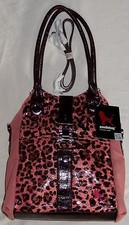 1/2 Preis POODLEBAG Funkyline natural wild MONDAY mauve Henkeltasche Handtasche 