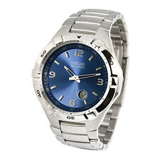 Sportliche MARQUIS Herren Funkuhr Edelstahl Armbanduhr Drehbare Lünette 983.4711