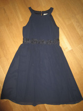 Dunkelblaues Cocktailkleid v. Jakes Gr. 38