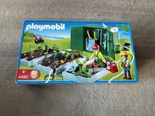 Playmobil Gartenschuppen Mit Beeten (Set 4482) mit Karton