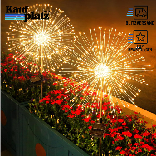 Solarlampe pusteblume 120led - solarlampe,