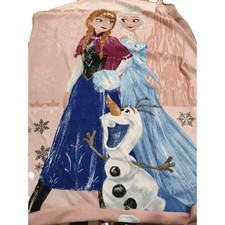 fleecedecke 150x200 Disney Frozen altrosa m. Anna, Elsa & Olaf