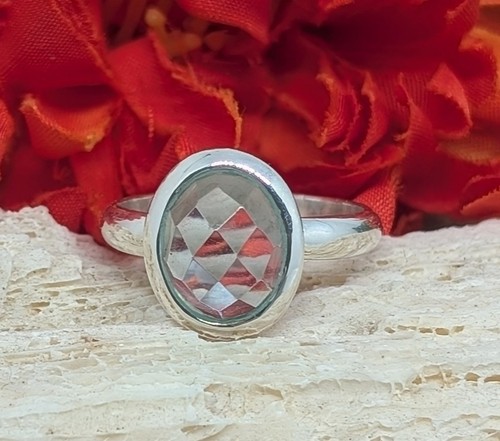 Blauer topas ring 925er - topas,