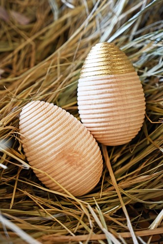 Zirbenholz osterei handarbeit - zirbenholz,