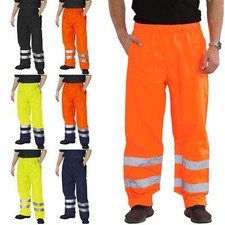 HOHE SICHTBARKEIT WASSERDICHTE HOSE REGEN ÜBER SCHÜTZER ELASTISCH VIZ HOSE