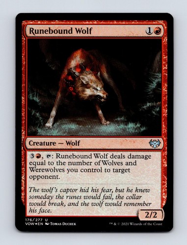 Runebound wolf 176 - runebound, uncommon