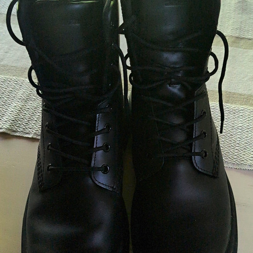 Martens leder stiefeletten - leder,
