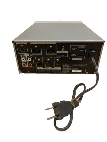 Sony mds sd1 minidisc deck - minidisc, md