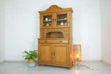 schönes Jugendstil Buffet in Weichholz, Landhaus-Vitrine-Küchenschrank