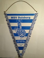 Wertiger Wimpel ca. 25x38 cm - MSV Duisburg Fußball – selten - -wie neu!!!