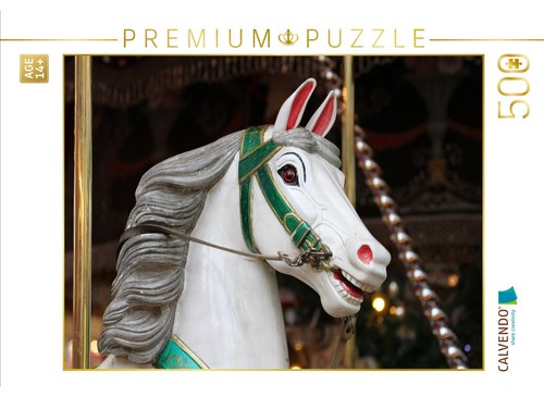 Calvendo puzzle karussellpferd - puzzle,