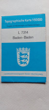 Topographische Karte 1:50 000 - L 7314 Baden-Baden - Ausgabe 1984