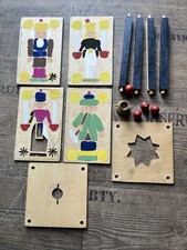 Laterne Kerzenhalter Windlicht DDR Holz Weihnachten