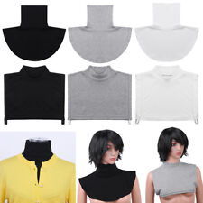 DE Krageneinsatz Damen Blusenkragen Rollkragen Einsatz Fake Kragen Abnehmbare