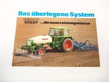 Original Prospekt Fendt 275 GT