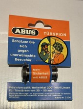 ABUS 2200 B  Chrom Türspion Weitwinkel 200° für Türstärken von 35-55mm Top