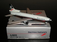 Schabak  1:600 British Airways L-1011 Tristar  (oc= all white/ Landor + box  )