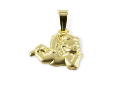 Schutzengel Anhänger liegende Figur Gold 333 verschied. Goldketten Taufe Geburt